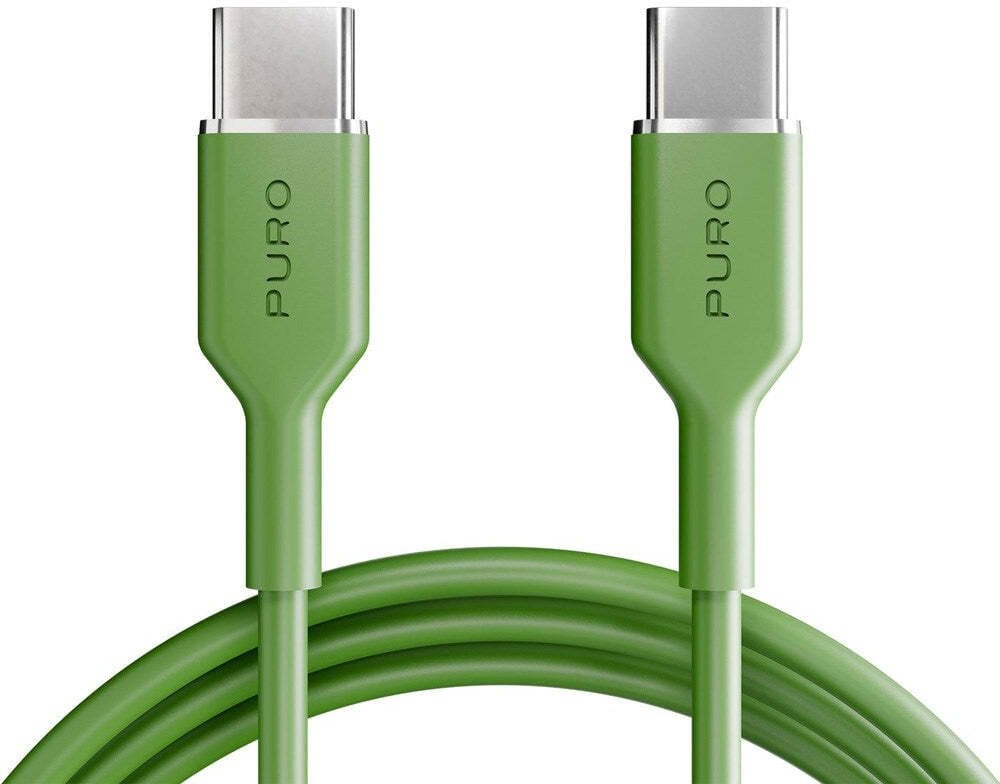 Kabel Puro ICON USB-C - USB-C 1,5m - zielony