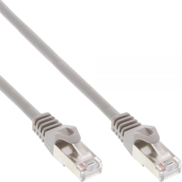 InLine Patchcord U/UTP, Cat.5e, AWG26, szary 10m (71400L)