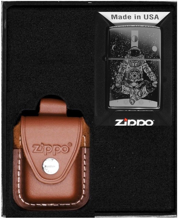 Zestaw ZIPPO Zapalniczka AERONAUT IN SPACE DESIGN Prezentowy No2