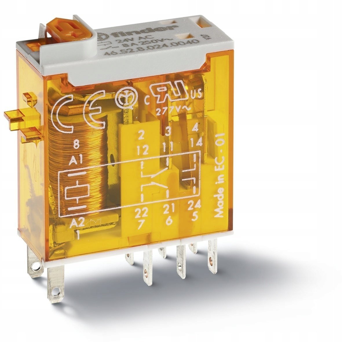 Finder Przekaźnik 24 V/AC 8 A 2 x omskifter 1 stk