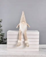 Dekoracja świąteczna Direct Home and Garden Dekoracja świąteczna gnom siedzący złoty 9x12x41cm