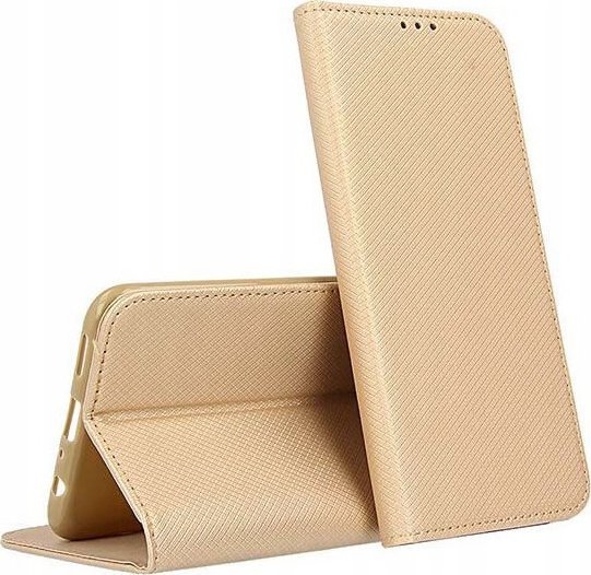 Etui Smart Magnet Xiaomi Redmi 10C złoty/gold