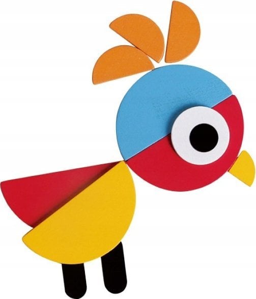 iWood Gra układanka Zwierzęta tangram w puszce