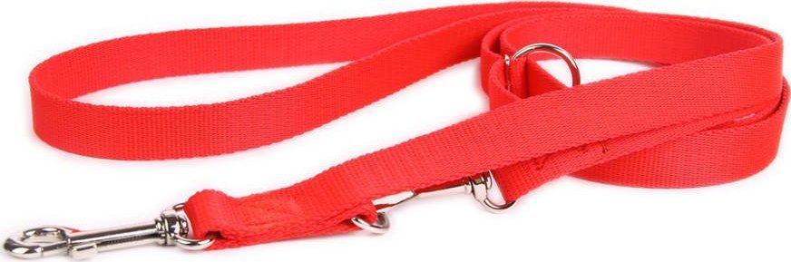 DogStuffs DogStuffs Smycz Regulowana Czerwona 15mm/220cm