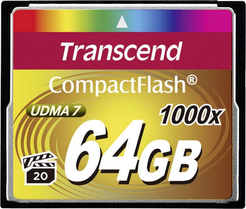 Karta Transcend 1000x Compact Flash 64 GB (TS64GCF1000)