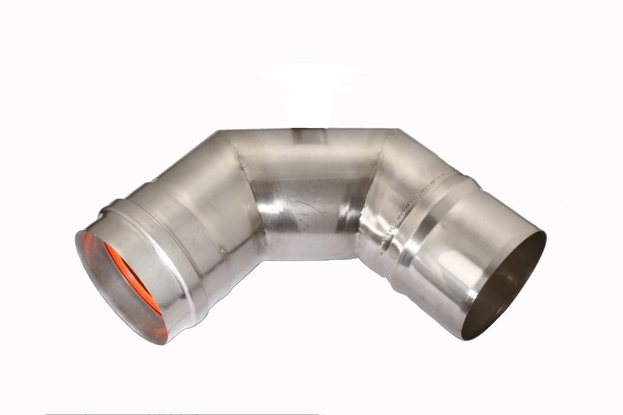 Krzys-Pol Kolano 90° DN60 jednościenne kondensacyjne do kotłów kondensacyjnych/turbo - SJKBK9060