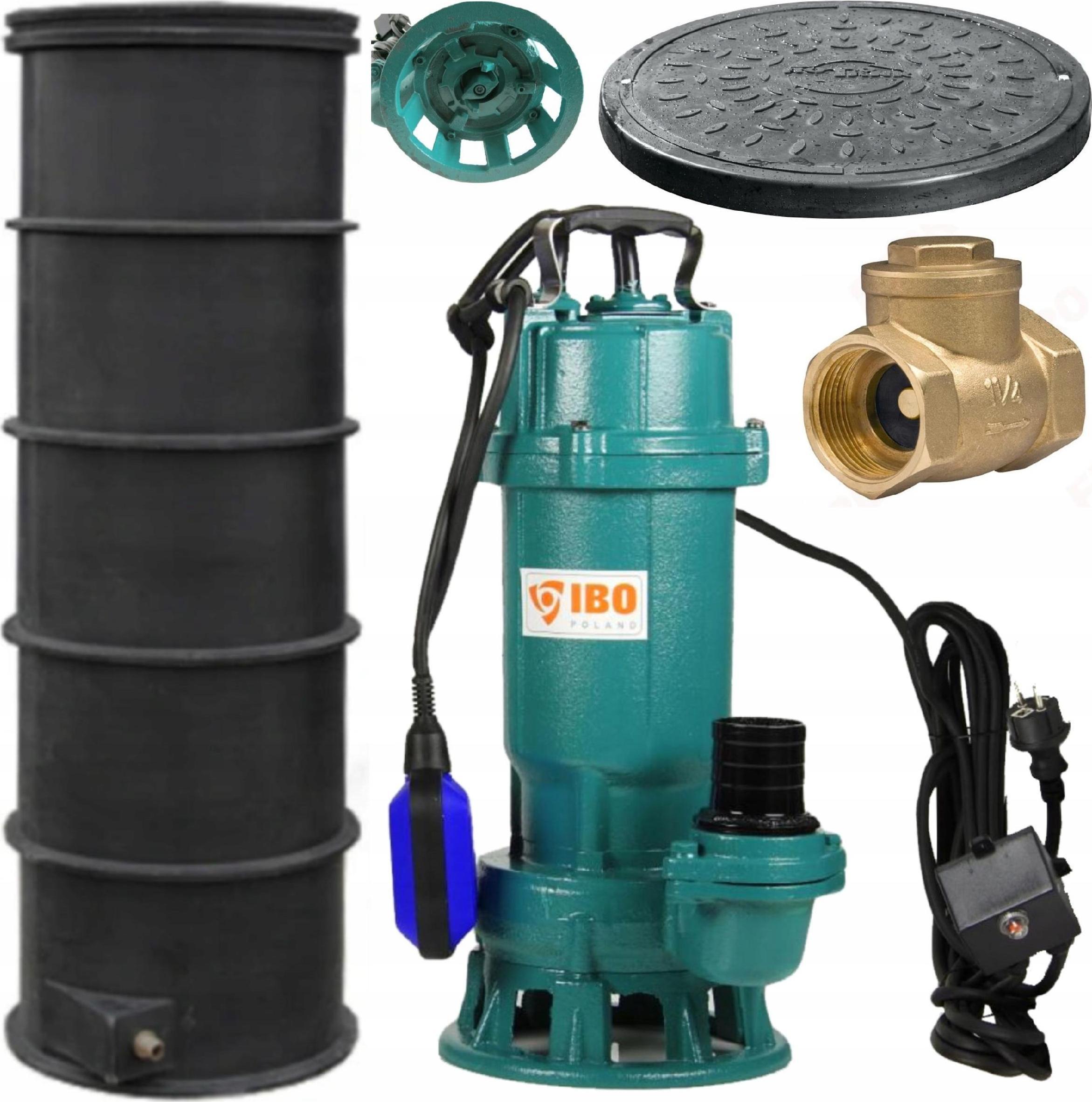 Studzienki.pl Przepompownia ścieków POMPA ibo WODA wc Z.zwrotny