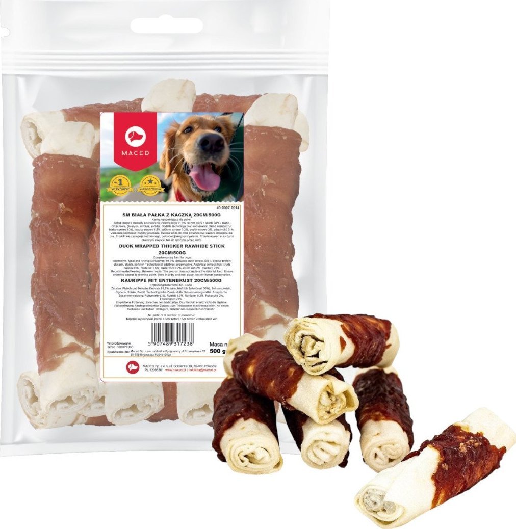 Maced MACED SM Biała pałka z kaczką 20cm/500g