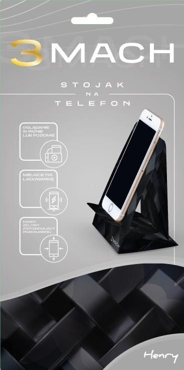 Podstawka HENRY 3MACH Stojak na telefon - Karbon