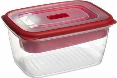 5five Lunch box śniadaniówka z przegródkami 1,7l czerwony