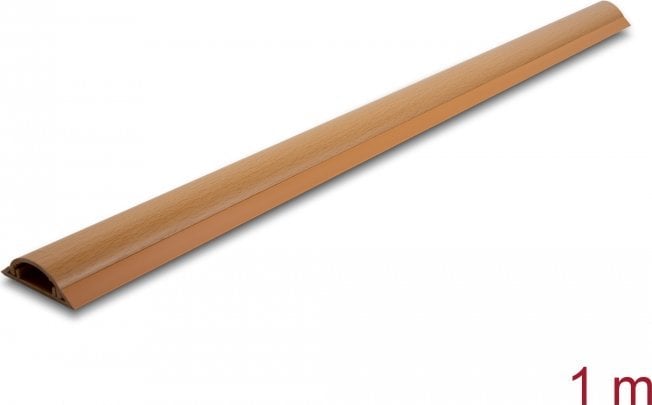 Delock DELOCK Kabelkanal selbstklebend 50x13mm, 1m Holzoptik