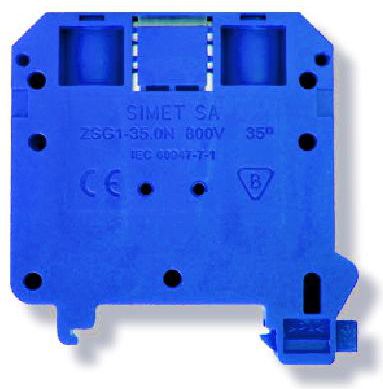 Simet Złączka szynowa ZSG 1-35.0Nn 2-przewodowa 35mm2 niebieska (11721313)