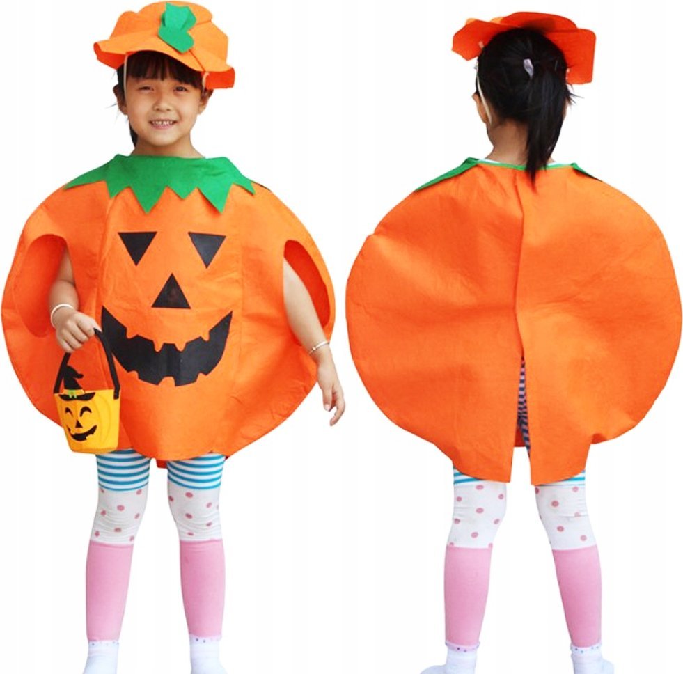 Korbi STRÓJ PRZEBRANIE DYNIA DYNI DLA DZIECI HALLOWEEN