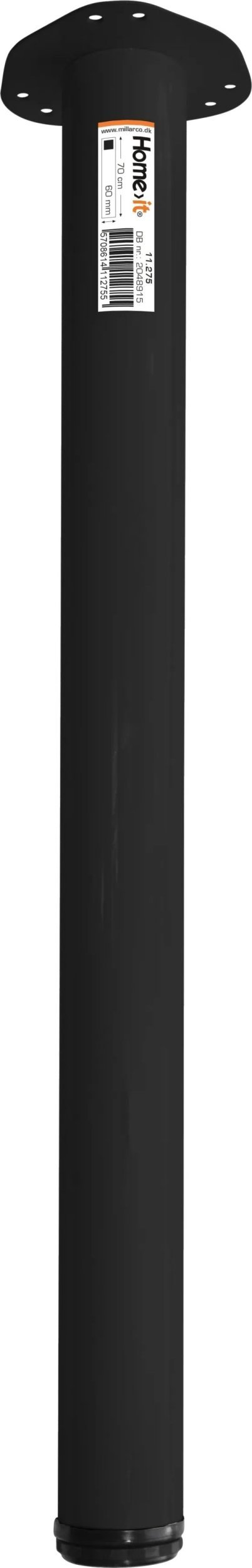 Home It Home>it® rund bordben med stilleskrue Ø60 mm x 70 cm sort