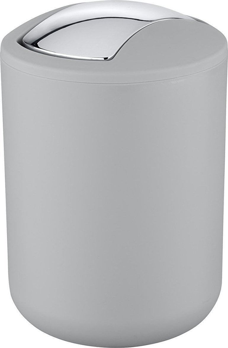 Kosz na śmieci Wenko Kosz na śmieci BRASIL GREY, szary - 2 l, WENKO