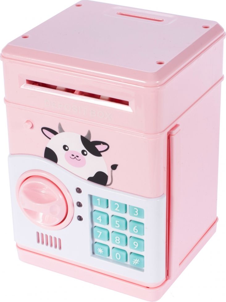MalPlay Skarbonka SEJF ze ŚWINKĄ na KOD