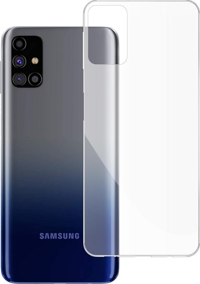 etumi Etui Do Samsung M31S Gumowe Slim Clear View Pokrowiec Ochronny / Futerał Obudowa / Ochrona Clear Cover Bezbarwne Slim Case0068