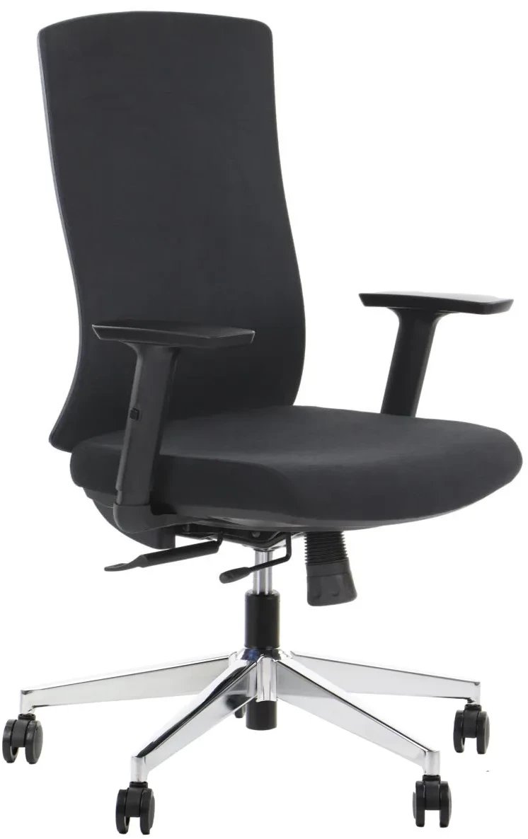Fotel biurowy TONO czarny/chrom STEMA