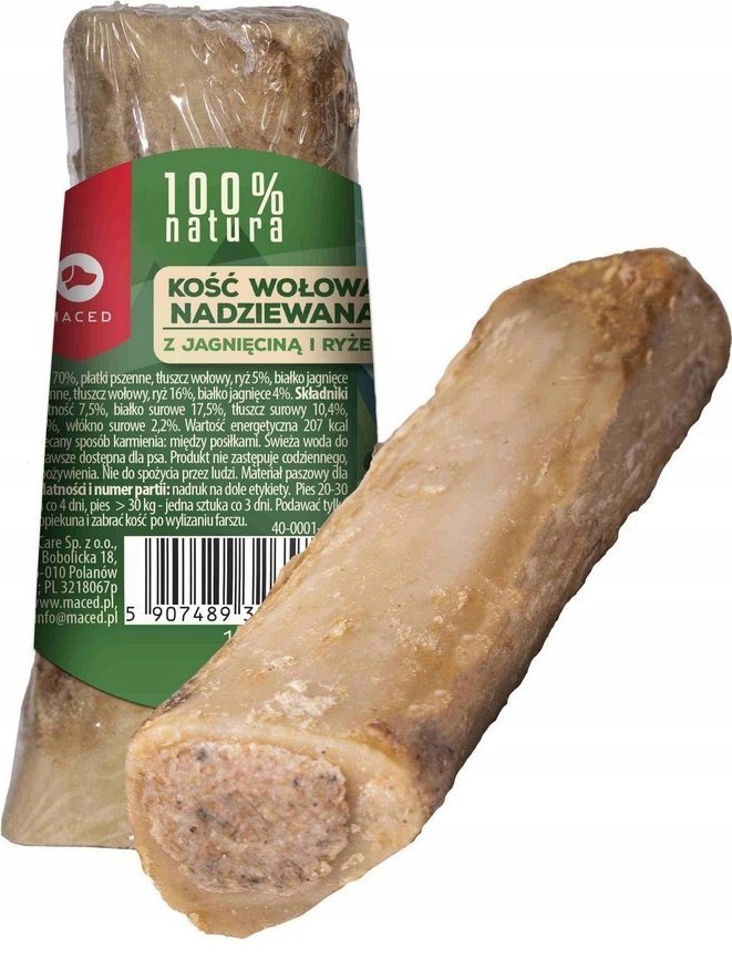 Maced MACED Kość Nadziewana z jagnięciną i ryżem 193,5 g dla psa
