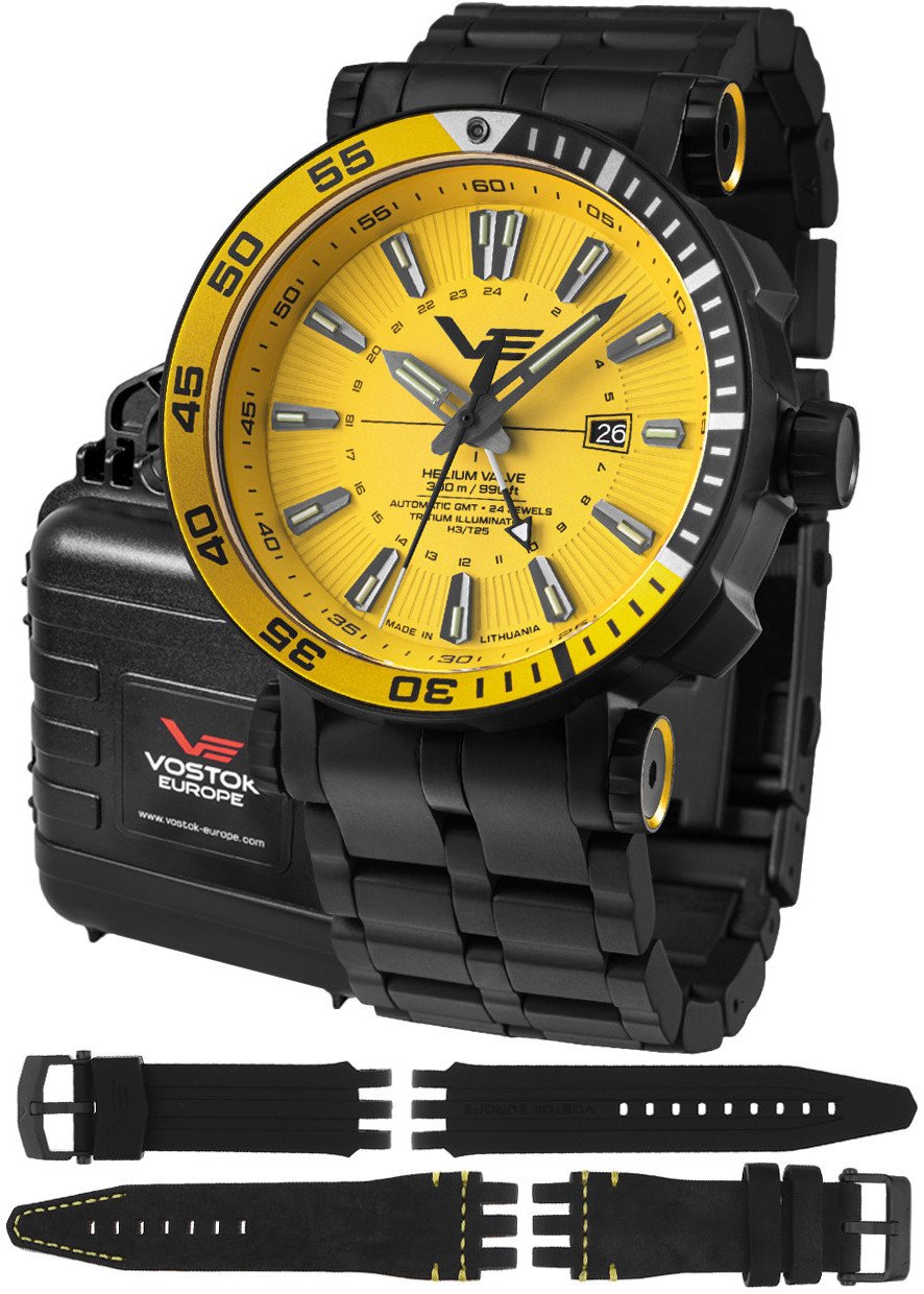 Zegarek męski Vostok Europe NH34-575C719B czarny