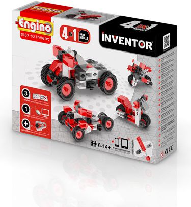 Engino Zestaw klocków 4w1 4 modele motocykli (0432)