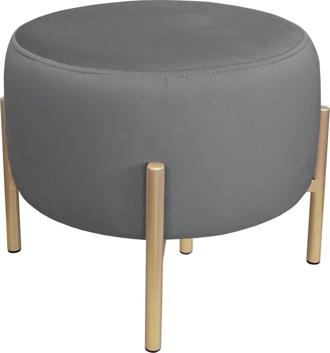 Atos Pufa OLA LOFT ławka podnóżek metal złota BL14