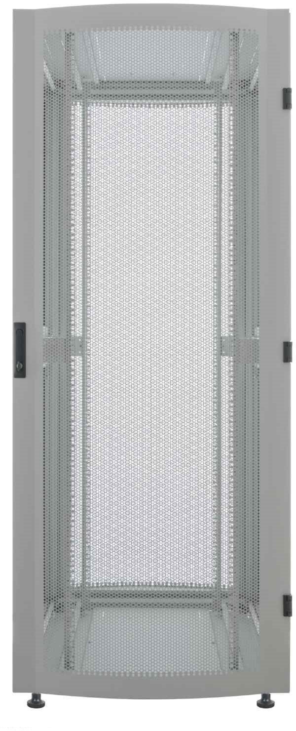 INTELLINET 48,3cm 19Zoll Serverschrank Premium Line 26 HE 1322x600x1000mm HxBxT vollstaendig montiert Traglast 2000kg schwarz