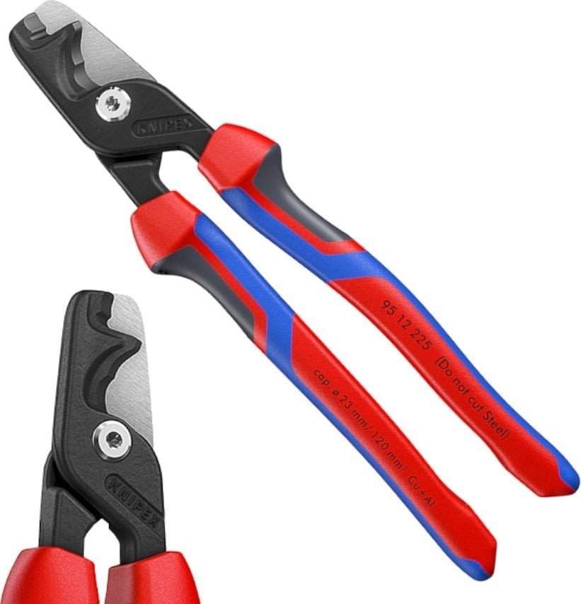 Knipex KNIPEX NOŻYCE DO CIĘCIA KABLI StepCut XL KOMPOZYT 225mm