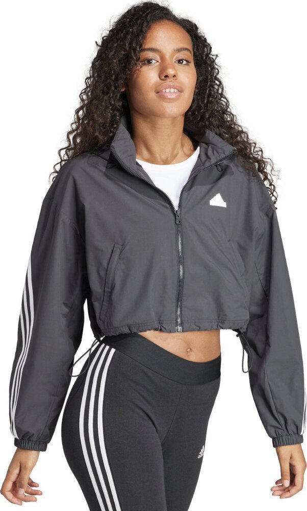 Adidas Kurtka damska adidas FI 3S WND WB szara IS3660 L