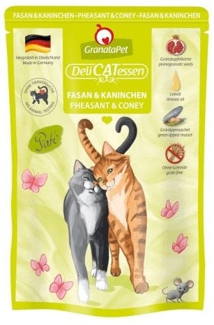 GranataPet DeliCatessen bażant i królik karma mokra dla kota 85g