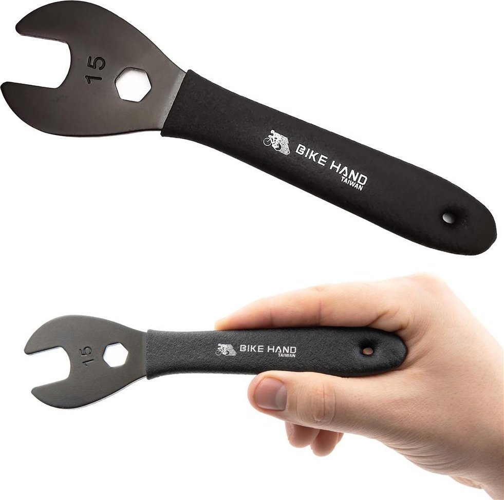 Bike Hand Klucz do stożków Bike Hand YC-658-15S 15 mm, utwardzany