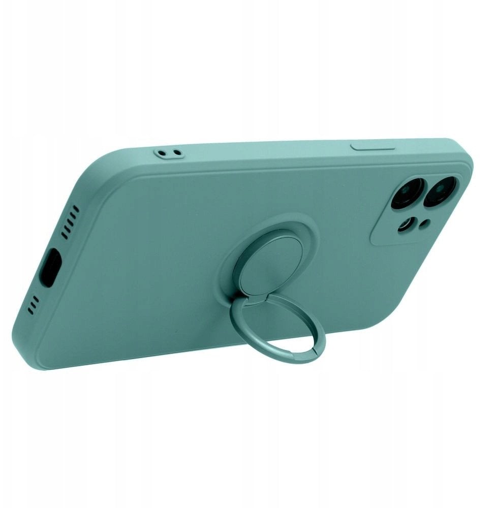 Futerał SILICONE RING do IPHONE 17 Pro Max zielony