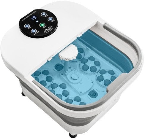 AD 2182 Składany hydromasażer do stóp z masażem mechanicznym, podgrzewaniem wody i panelem led