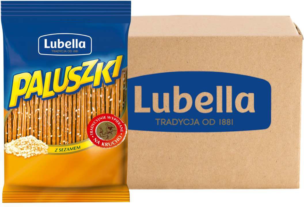 Lubella Paluszki z sezamem 70 g x 25 sztuk