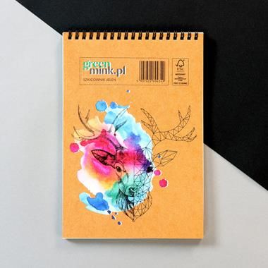 Greenmink Szkicownik 17x25cm 96k biały