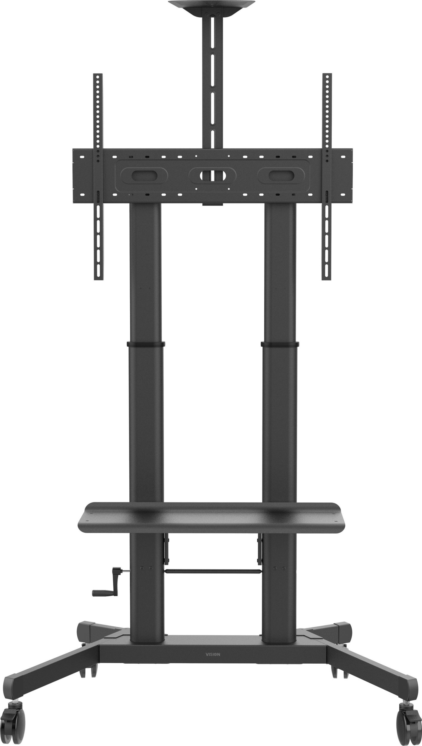 VISION Professioneller Display-Bodenstander - LEBENSLANGE GARANTIE - Stahlwagen passt fur Displays von 55-100" mit VESA-Grossen bis zu 800 x 600 - Kur