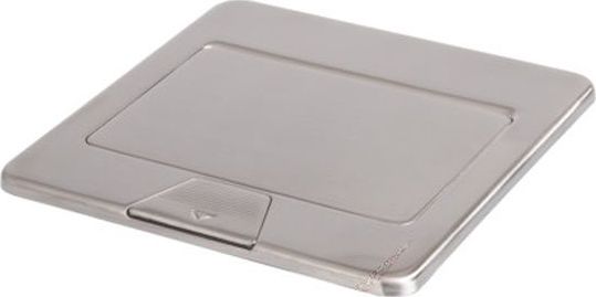 Kanlux Puszka podłogowa POP-UP kwadratowa metalowa 1+1/2 x M45 / stal BIURO+ 28307