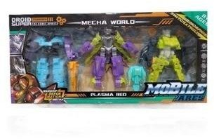 Figurki Transformacja 3szt