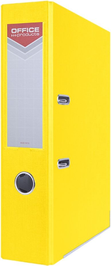 Segregator Office Products Officer dźwigniowy A4 75mm żółty (PBSX0769)