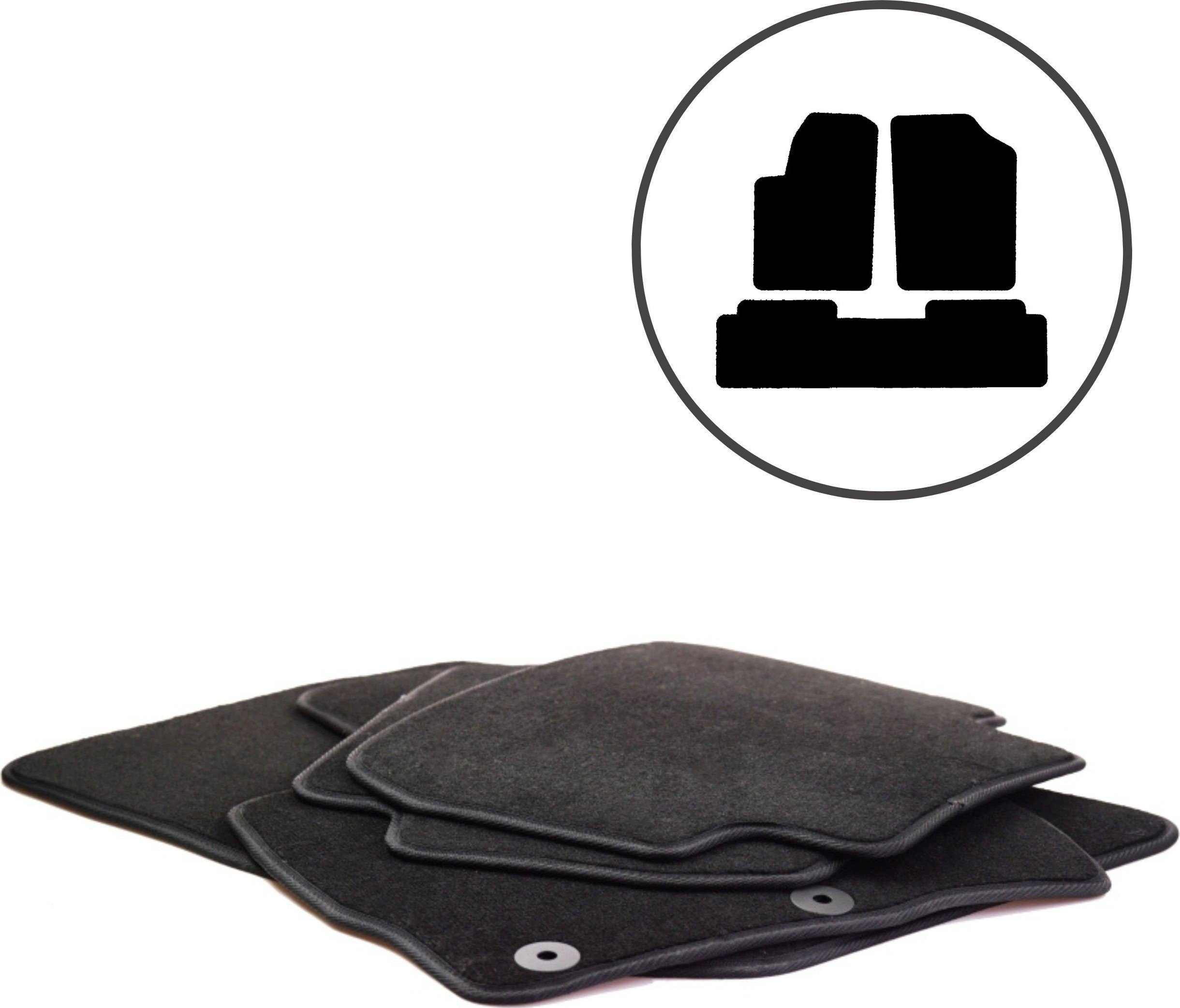 Dikel Dywaniki samochodowe 4szt. Citroen Berlingo I