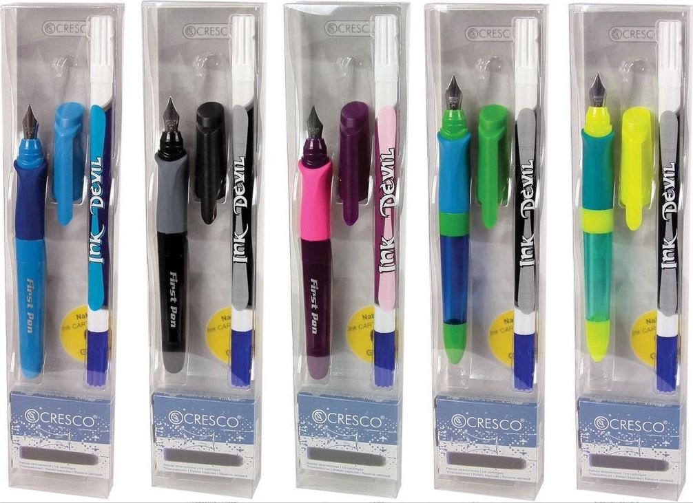 Cresco Pióro wieczne First Pen + wymazywacz + 6 naboi (406753)