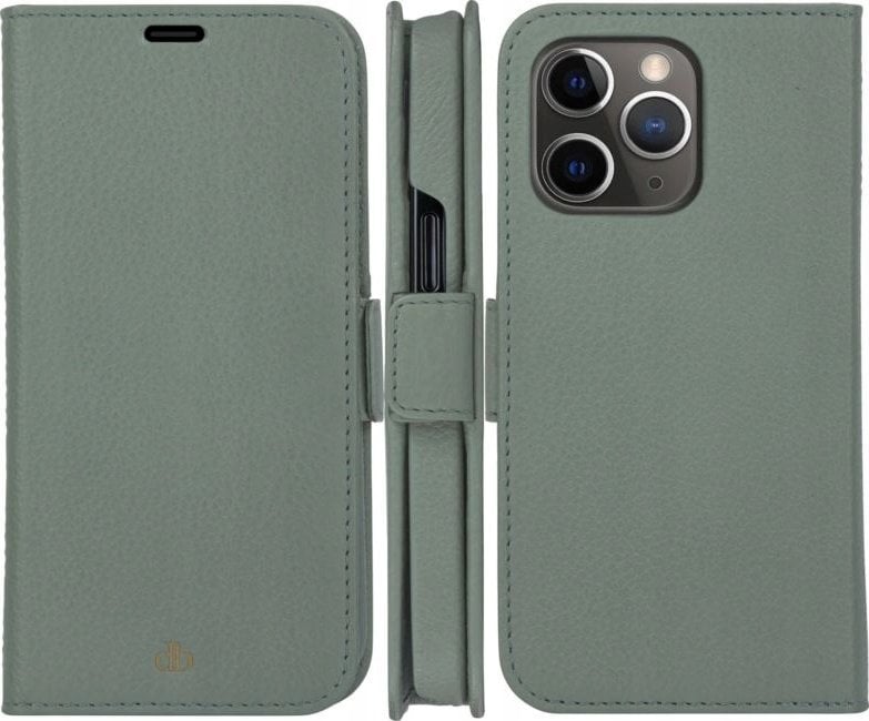 dbramante New York - iPhone 13 Pro 6.1" - Greenbay - full grain pebbled leather cover
