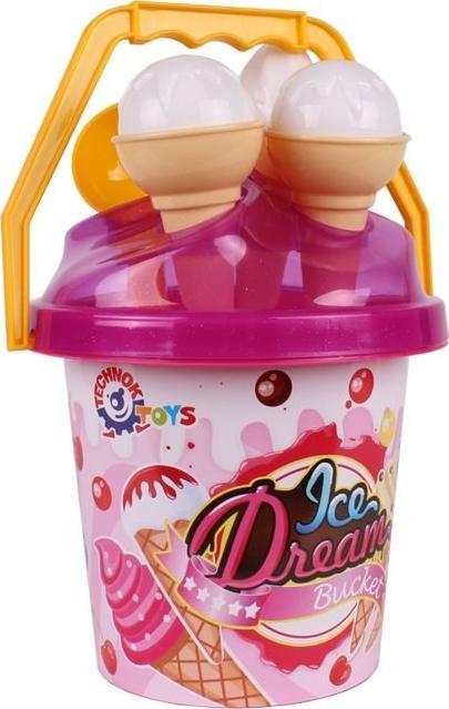 Technok Zestaw do piasku lody TechnoK 5743 p12 mix cena za 1 szt