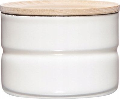 Riess RIESS - Pojemnik kuchenny z drewnianą pokrywą 0,2l Pure White