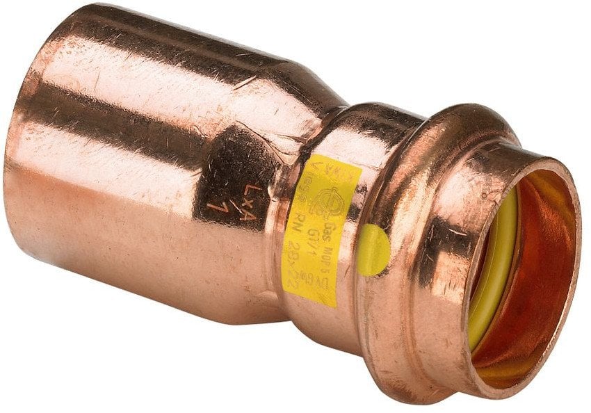 Redukcja Z Sc 42 x 22 miedź / (gaz) błyszczącaŁącznik do rur