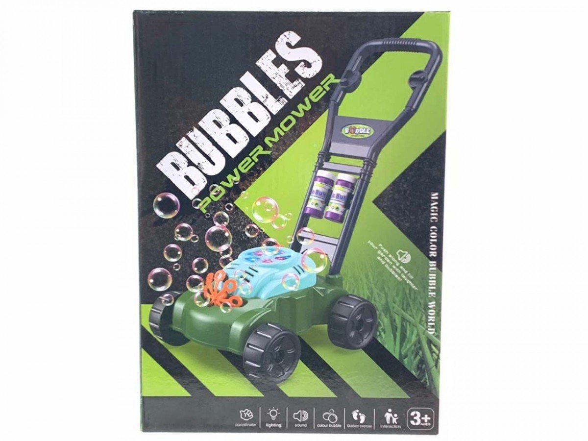 Kosiarka generujšca bańki mydlane