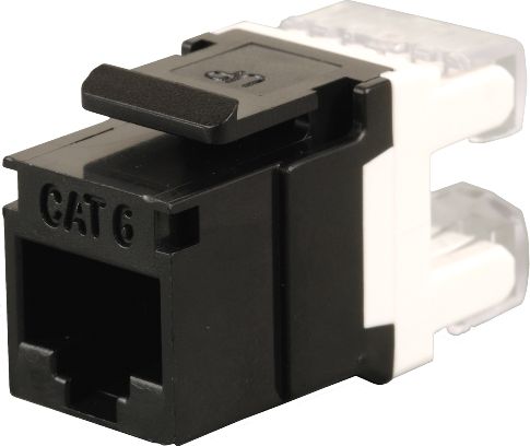 Solarix Keystone UTP RJ45 czarny CAT6 SXKJ-6-UTP-BK