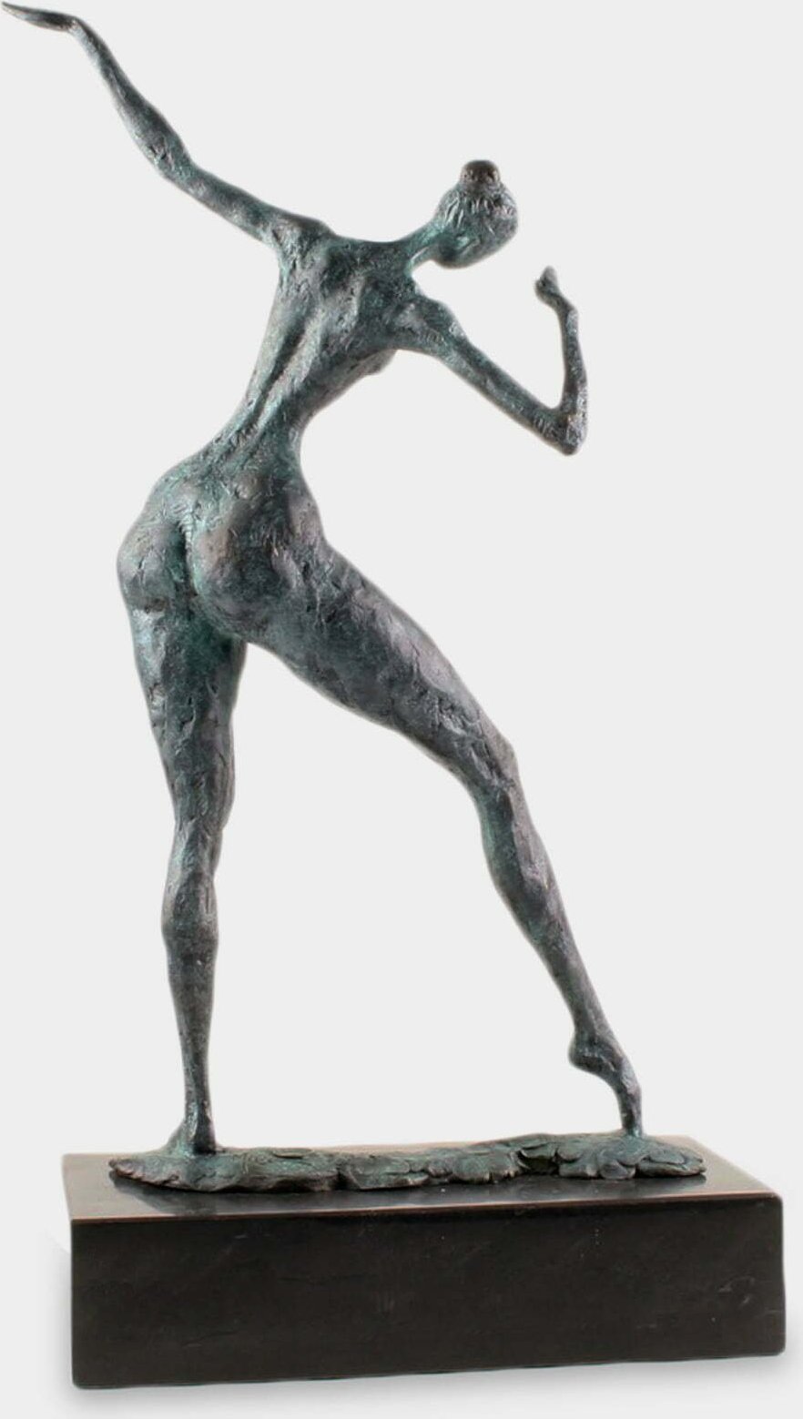 rzezbyzbrazu Modernistyczna Tańcząca Kobieta Rzeźba z Brązu