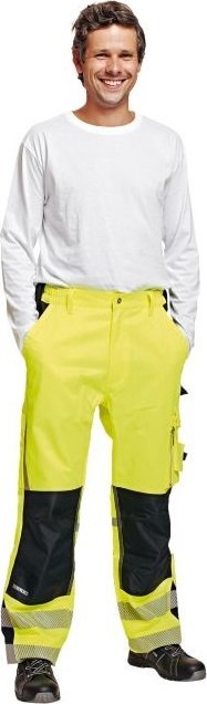 CERVA ALLYN HV spodnie ostrzegawcze - royal niebieski L