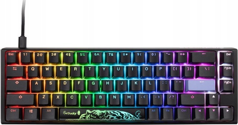 Klawiatura Ducky Ducky One 3 Classic Black/White SF Gaming Tastatur, RGB LED - MX-Black (US)